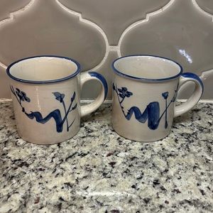 Pair of Chi Kang Stoneware Cups